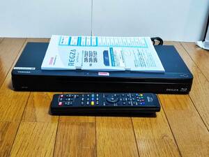  beautiful goods * operation verification settled * Toshiba REGZA DBR-T1007 1TB 3 tuner Blue-ray recorder remote control B-CAS card owner manual equipped 