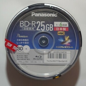  новый товар Panasonic Panasonic BD-R 25GB×30 листов видеозапись для Blue-ray диск 