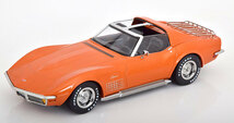 KK scale 1/18 Chevrolet Corvette C3 1972　オレンジメタリック　ダイキャスト製　シボレー　コルベット_画像2