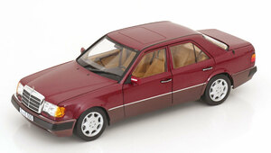 norev 1/18 Mercedes Benz 500 E W124 1991-1993 red metallic Mercedes Benz Norev dealer limited goods 