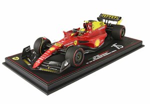 BBR 1/18 Ferrari F1 75 Italian GP Monza 2022 C.Sainz　フェラーリ　ダイキャスト製　台座付　BBR182275-55DIE