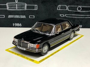 iScale 1/18 Mercedes Benz S class 450 SEL 6.9 (W116) 1975-1980 black　メルセデス　ベンツ