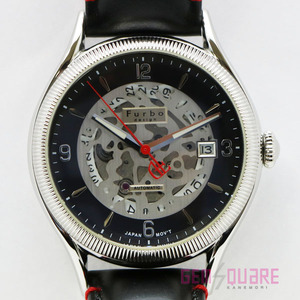 [ price cut negotiations possible ] fulvic design camouflage -ju self-winding watch wristwatch reverse side skeleton unused goods F8204SBKBK[ pawnshop . shop ]