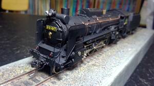 D51(1017)　蒸気機関車　1/80　16.5ミリ　完成品