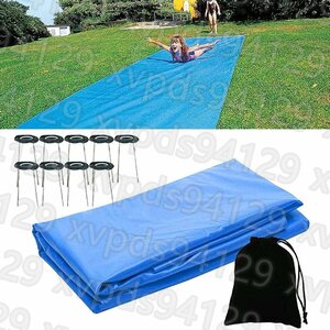  slip lawn grass raw Water Slide, stabilized stay k. guarantee . make for children Water Slide,1.5m x 8m. length. slip . sliding 