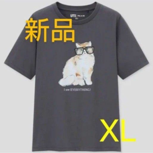 XL新品 ポール&ジョー キャット 猫 Tシャツ ユニクロ UT ネコ コラボ UNIQLO アニヤ PAUL KAWS ＋J