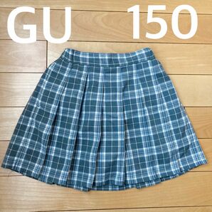 GU プリーツスカート インナーパンツ付き 150