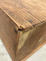 日本蒐集 アンティーク 木製 小物入れ 3段 引き出し ボックス ディスプレイ 0148qS_画像10