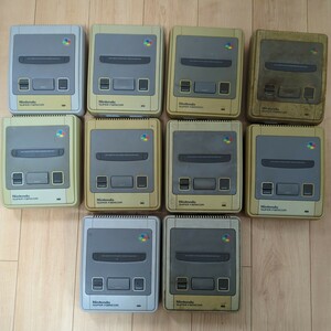  Super Famicom корпус 10 шт. комплект работоспособность не проверялась продажа комплектом Junk 