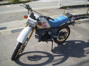 Yamaha DT200R 37F 2st ビンテージエンデューロ 125cc登録返納書included/engineかかりましたが難Yes