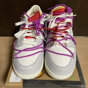 定価スタート売り切り OFF-WHITE × NIKE DUNK LOW 1 OF 50 LOT 45ナイキオフホワイトダンクジョーダンSBシュプリーム の画像8