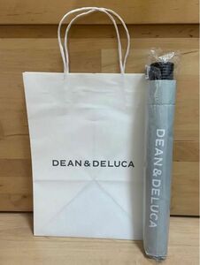 DEAN&DELUCA ディーン&デルーカ　晴雨兼用　折り畳み傘 ホワイト　白　傘