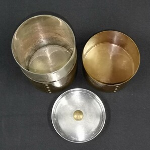 茶筒 玉川堂 鎚起銅器 茶入 茶壺 金属工芸 煎茶道具 茶器 茶道具の画像10