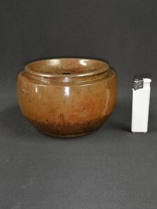 建水　鎚起銅器　茶こぼし　金属工芸　煎茶道具　茶器　茶道具