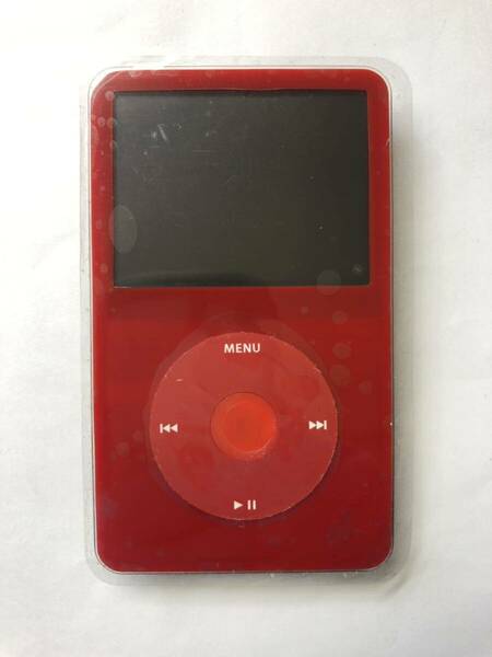 iPod classic U2スペシャルエディション30GB→新品SSD240GB&新品バッテリー交換済　フロントマスク&ホームボタン赤にカスタム　動作確認済