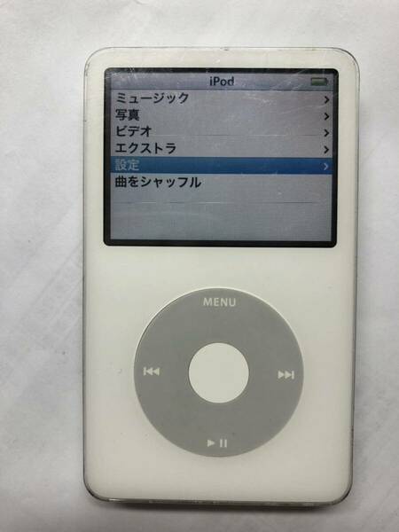 iPod classic 30GB→新品SSD128GB&新品バッテリー交換済　高音質5世代　綺麗な個体