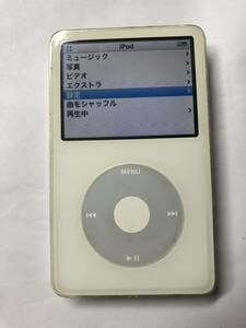 iPod classic 30GB 5世代　高音質 新品バッテリー交換済み　左右音出し OK バックパネ綺麗め