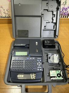 動作品 LM-350レタツイン テープワープロ ケーブル マーキング チューブマーカー 工具 