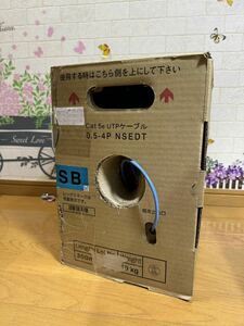 新品未使用品　日本製線　　UTP/LANケーブル　カテ5E SB 244m