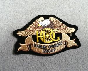 ハーレー・ダビッドソン刺繍ワッペン ★HURLEY　OWNERS　GROUP★HOG会員★新品