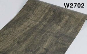 【50m 】木目調 黒 グレー w2702 壁紙シール アンティーク 木目 リメイクシート 板 柄 ウォールステッカー 防水
