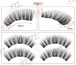  Oncoming generation eyelashes extensions magnetism eyelashes magnet natural eyelashes adhesive un- necessary repeated use possibility [D-130-04]