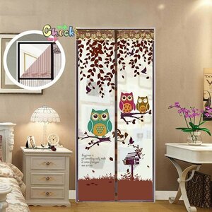  automatic opening and closing * anywhere installation OK! screen door curtain 90cm×210cm magnet mosquito . insect touch fasteners eyes .. insect repellent net I-048