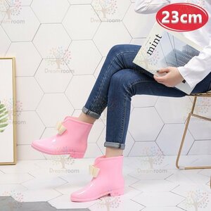 Cute* design rain boots K-338[23cm] boots lady's girl rainy season 