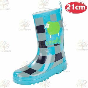 kids inner attaching animal rain boots K-398-bl[ blue 21cm] boots child girl rainy season rain shoes 