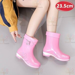 Cute* design rain boots K-362[23.5cm] boots lady's girl rainy season 