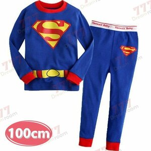 1スタ☆ プリントデザイン ルームウェアー 上下 2点SET 長袖 【100cm 】子供服 キッズ パジャマ セットアップ 男の子 女の子 K-260-001