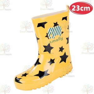 kids внутренний есть животное влагостойкая обувь K-398-yl[ желтый 23cm] сапоги ребенок девочка сезон дождей дождь обувь 