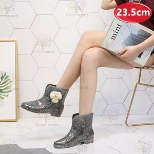 Cute* design rain boots K-367[23.5cm] boots lady's girl rainy season 