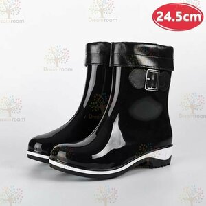 Cute* design rain boots K-370[24.5cm] boots lady's girl rainy season 