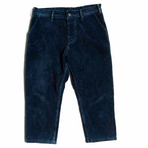 【名作】 Porter Classic 【CORDUROY PANTS - INDIGO BLUE -】L ポータークラシック コーデュロイ インディゴブルー パンツ u2405045