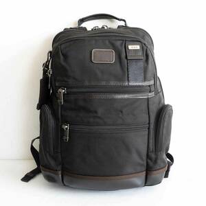 【美品】 TUMI トゥミ 【22681HK2/Alpha Bravo Knox backpack】ブラック リュック ビジネス バッグ 2405314