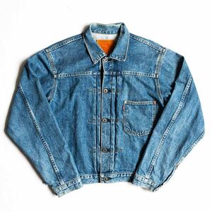 【雰囲気抜群】 LEVI'S 【 506XX ビッグE デニムジャケット 】40 ファースト 1ST 日本製 インディゴ 2405348