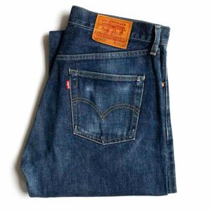 【雰囲気抜群/濃紺】 LEVI'S 【 503B XX ビッグE デニムパンツ 】33×36 インディゴ ヴィンテージ 復刻 日本製 wl 2405538