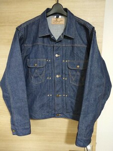 ★★ 試着のみ 新品同様品 洗濯済 Wrangler ラングラー デニム ジャケット 111MJ 1951モデル WM9151 サイズ 42 検 Lee Levi's ★★