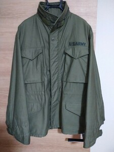 ★★ USED 美品 希少 米軍 実物 M65 フィールドジャケット 4th プラスチックジッパー エポレット無し サイズ M-S ★★