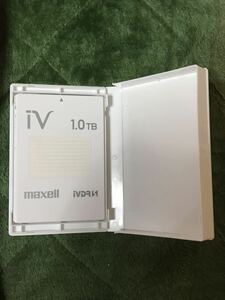 ケース付き マクセル maxell カセットハードディスク iVDR-S 1tb カセットHDD 