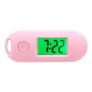  pink clock key holder digital backlight digital clock child Kids 