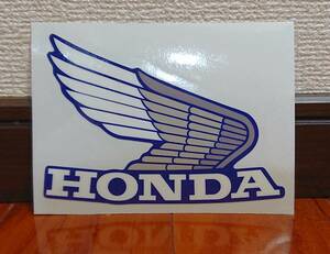  free shipping Honda wing Mark sticker left right set CBX400F blue / white 1 type color 