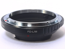 レンズ マウント アダプター キヤノン FDマウント レンズ → ライカ Mマウント 変換 Canon FD - Leica M 中国製_画像1