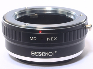 BESCHOI lens mount adaptor Minolta MD mount lens - Sony E mount conversion Minolta MD SONY NEX