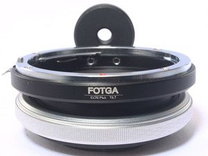 FOTGA tilt lens adaptor Canon EOS mount - micro four sa-zM4/3 mount conversion TILT Canon EOS M4/3 a little with defect 