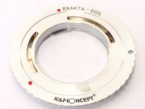 K&F Concept lens mount adaptor eki The kta mount lens - Canon EF mount conversion EXAKTA - Canon EOS