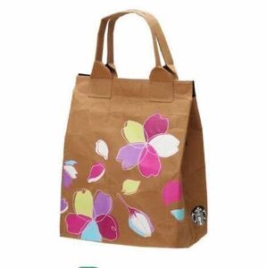 STARBUCKS ♪SAKURA2024保冷クラフトペーパーショッパーS スターバックス サクラさくら スタバ