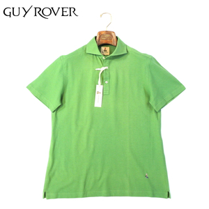 【40％OFF・新品・S】GUY ROVER（ギローバー）コットンカノコ カッタウェイポロシャツ グリーン PC207-531500