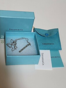 TIFFANY&Co.●アトラス バー ネックレス●ティファニー　プレート シルバー925